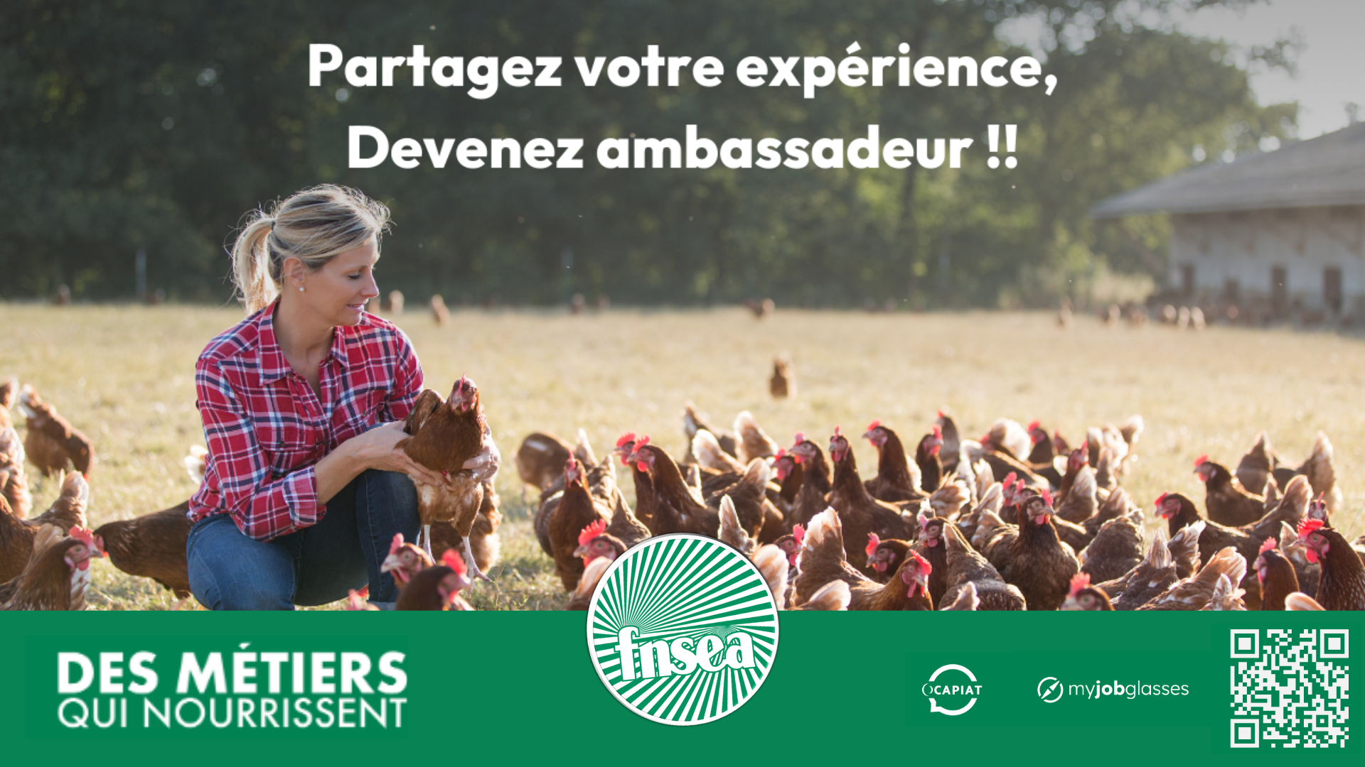 La FNSEA rejoint le programme « Ambassadeurs des métiers qui nourrissent », première plateforme numérique de rencontres professionnelles en Europe.