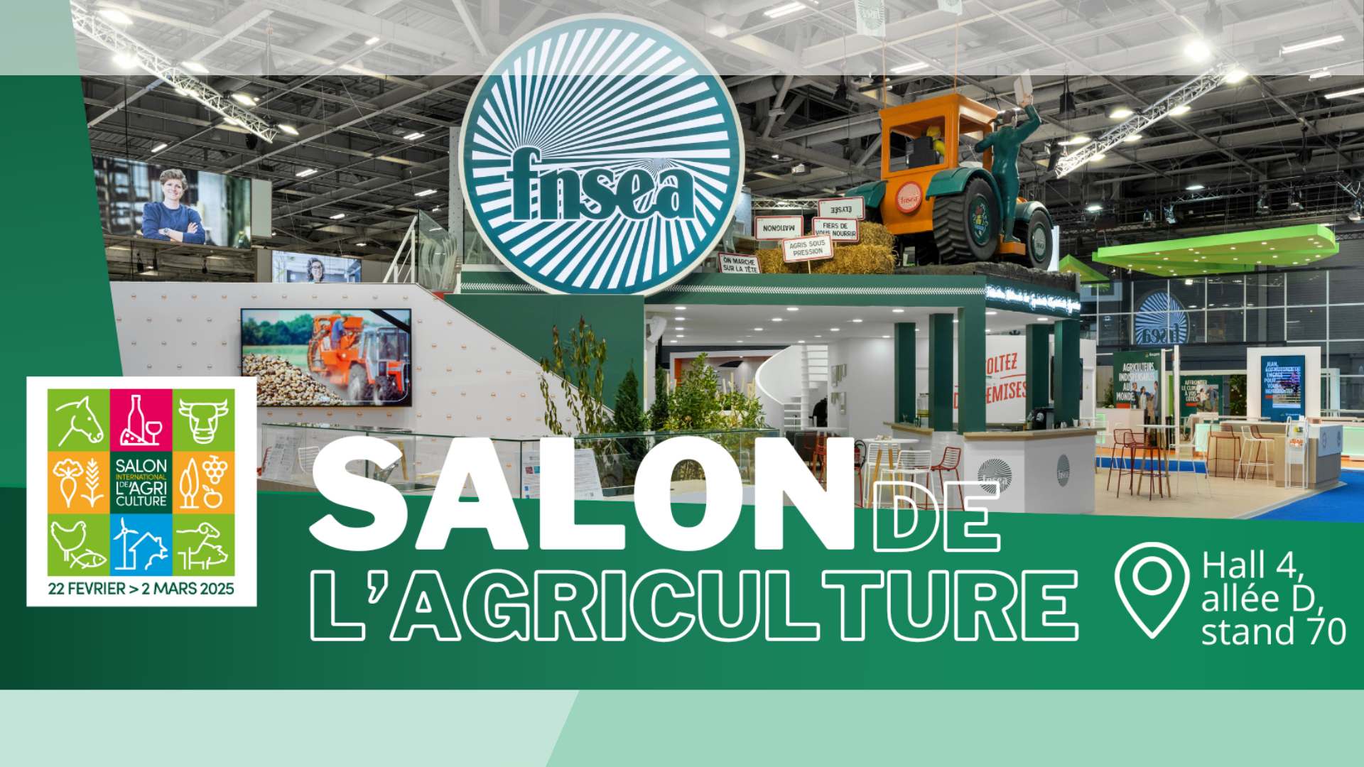 La FNSEA vous donne rendez-vous au Salon International de l’Agriculture 2025 !